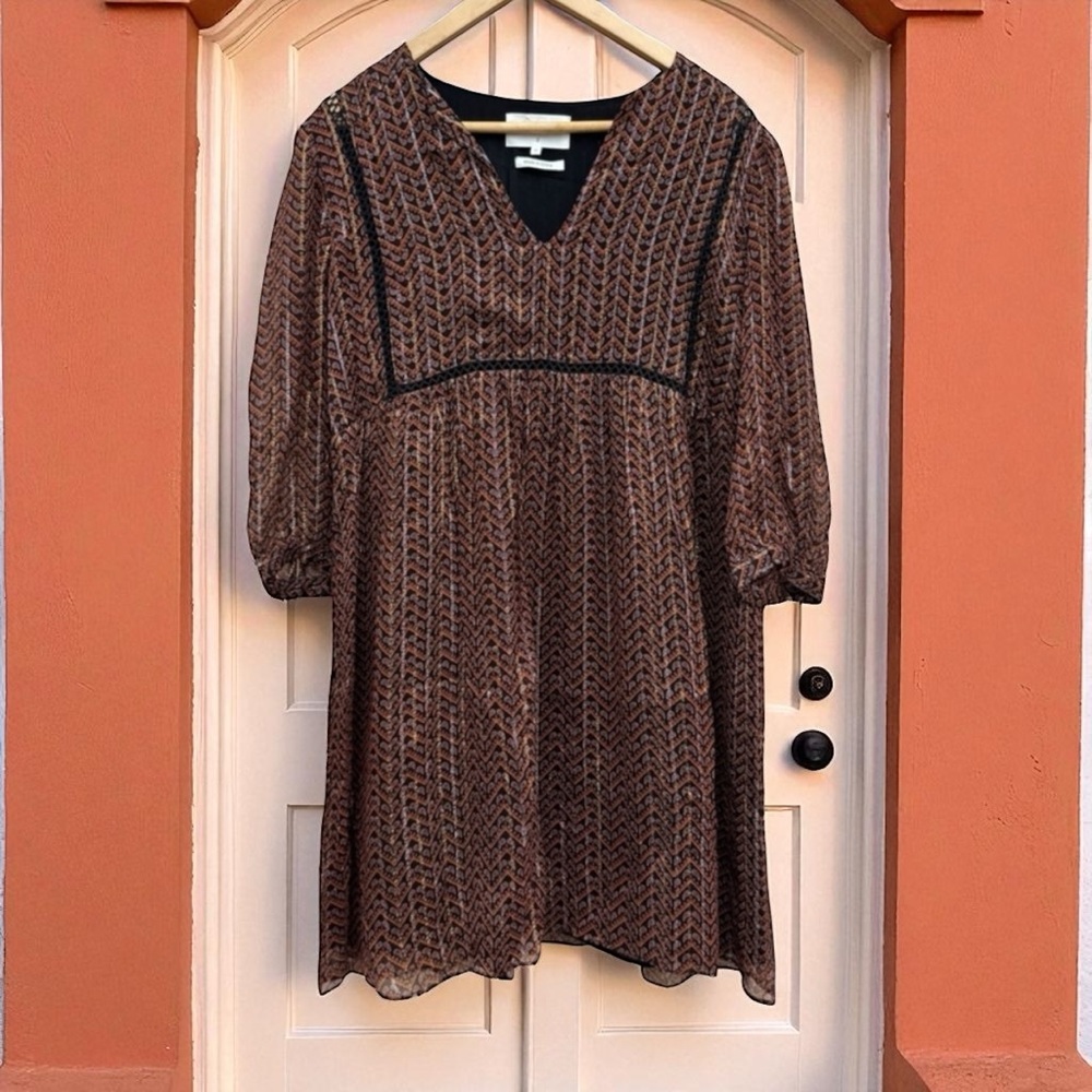 ba&sh Willow Mini Dress in Noir